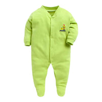Thumbnail for Daddy - G Rompers/Sleepsuits/Jumpsuit /Night Suits for New Born Babies - Green - Distacart