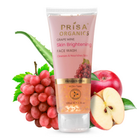 Thumbnail for Prisa Organics Grape Wine Skin Brightening Face Wash - Distacart