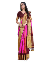 Thumbnail for Mimosa Women's Banarasi Silk Multicolor Saree - Distacart