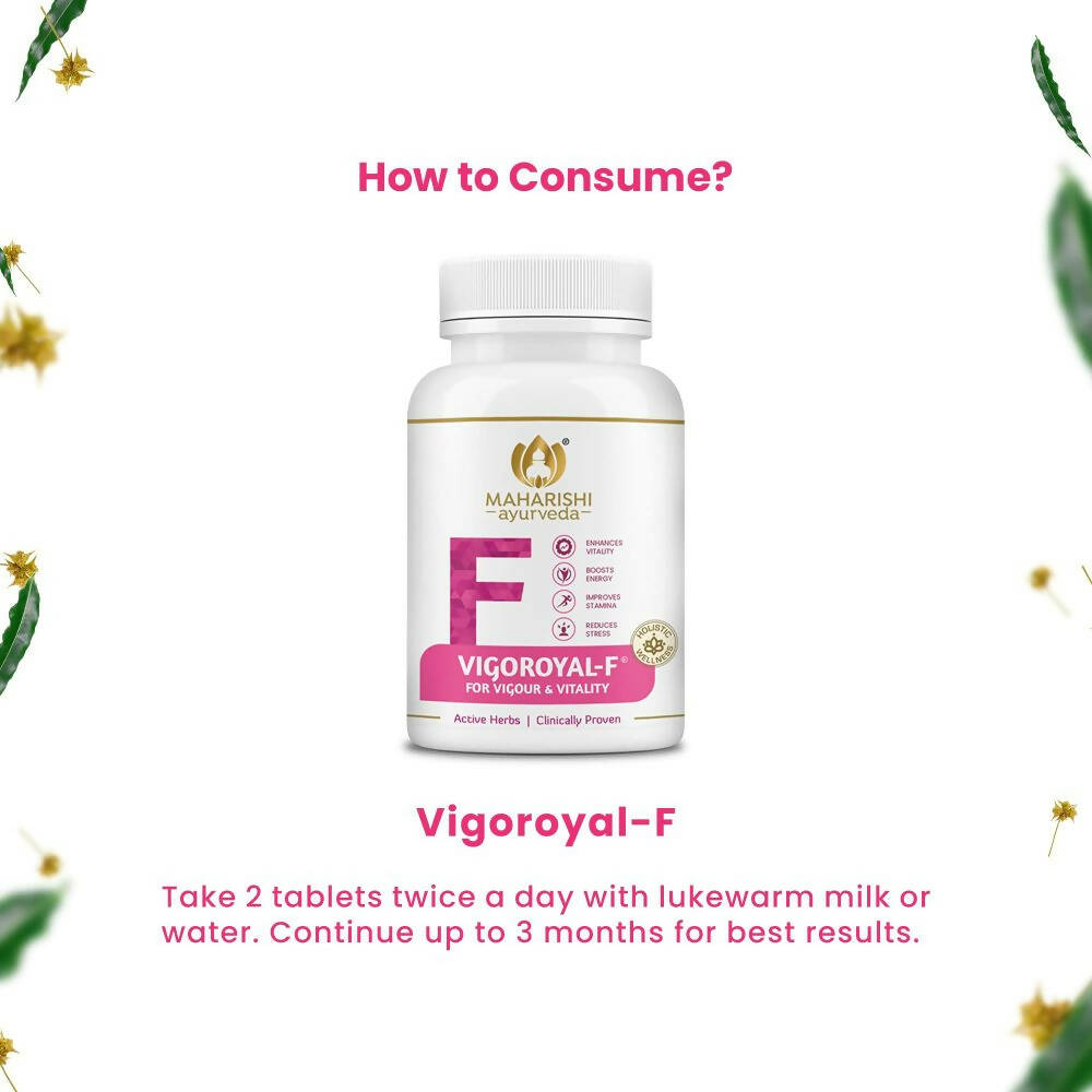 Maharishi Ayurveda Vigoroyal-F Tablets for Women - Distacart