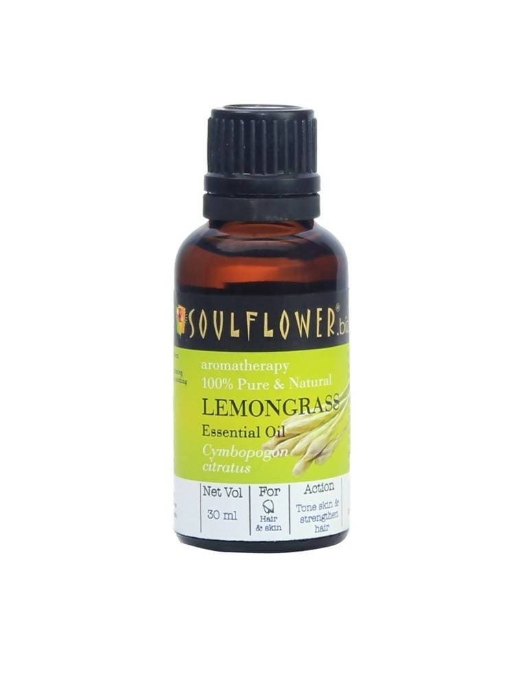 Soulflower Lemongrass Essential Oil - Distacart