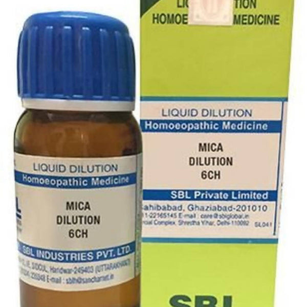SBL Homeopathy Mica Dilution 6 CH