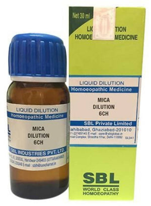 SBL Homeopathy Mica Dilution 6 CH