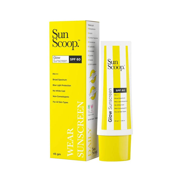 Sun Scoop Glow Sunscreen SPF 60 - Distacart