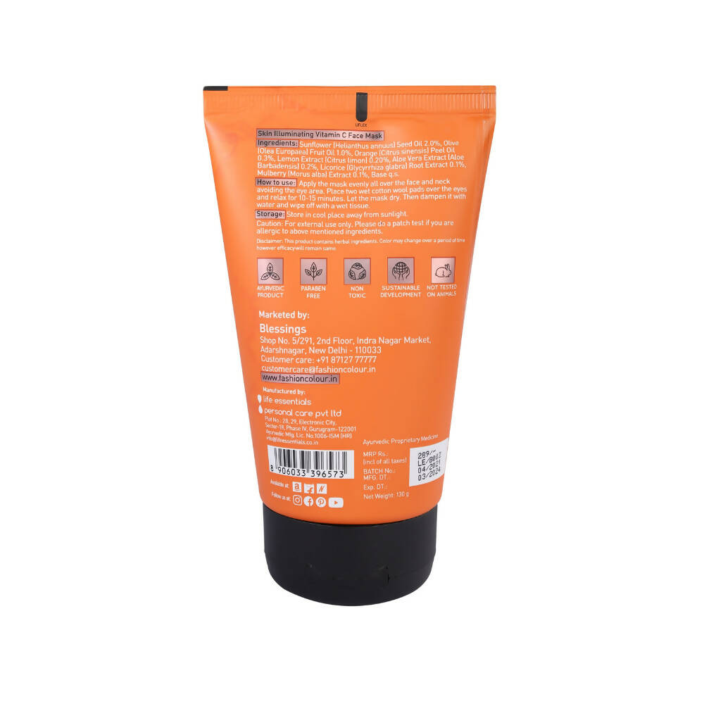 Fashion Colour Vitamin C Face Mask - Distacart