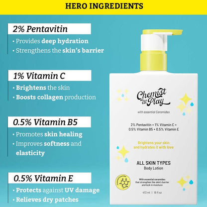 Chemist At Play All Skin Types Body Lotion - Distacart
