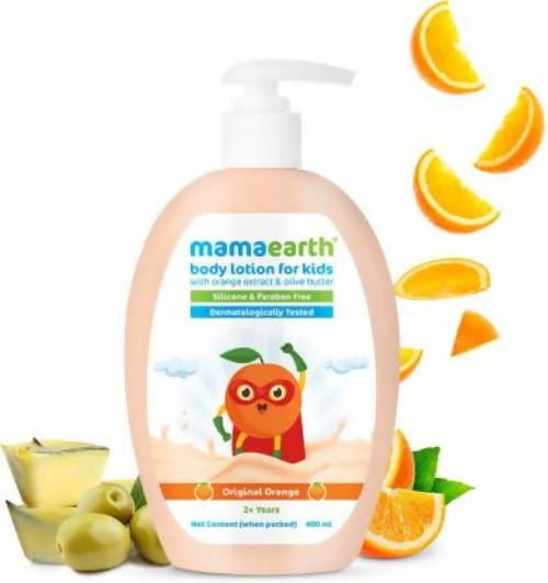 Mamaearth Original Orange Body Lotion For Kids With Orange & Shea Butter