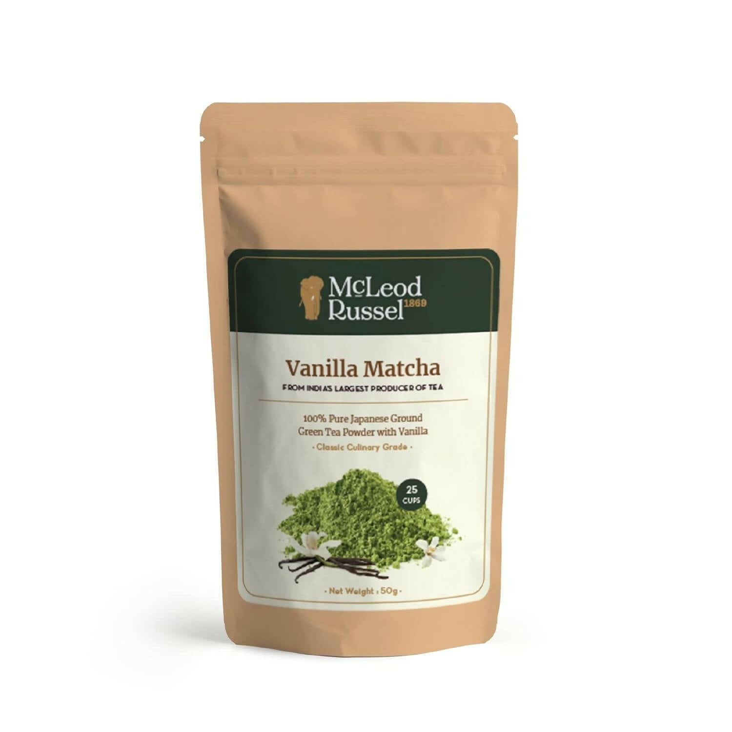 McLeod Russel 1869 Vanilla Matcha - 100% Pure Japanese Matcha Green Tea - Distacart