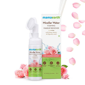Mamaearth Micellar Water Foaming Makeup Remover For Cleaning Makeup