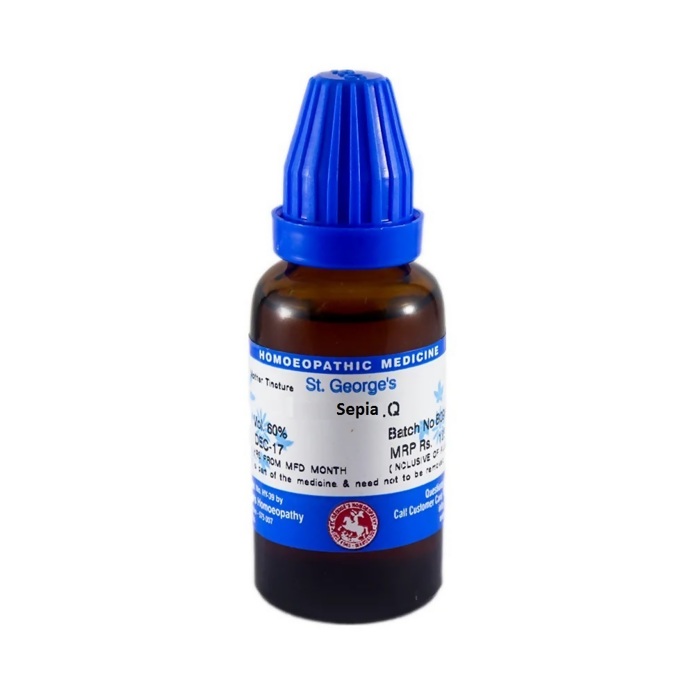 St. George's Homeopathy Sepia Mother Tincture Q - Distacart