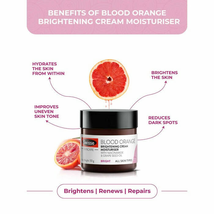 Swisse Blood Orange Brightening Cream Moisturiser - Distacart