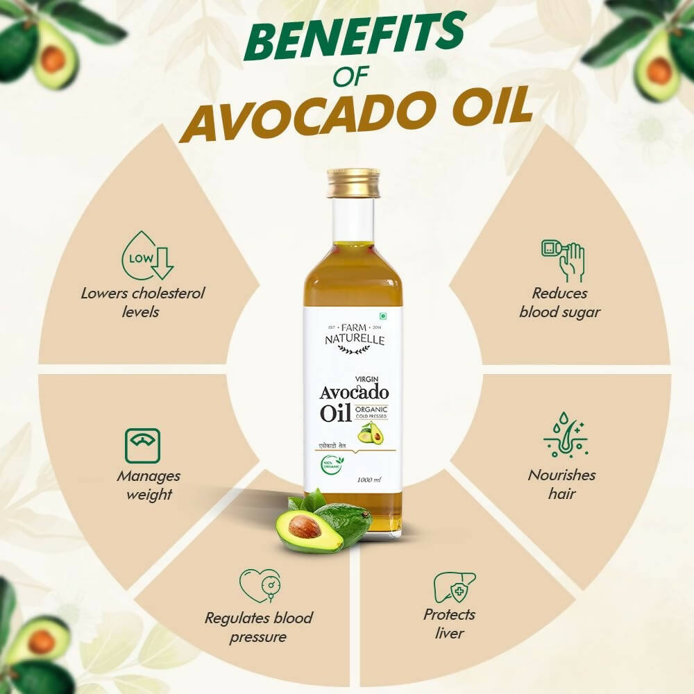 Farm Naturelle 100% Pure Extra Virgin Avocado Oil - Distacart