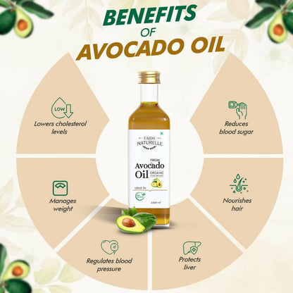 Farm Naturelle 100% Pure Extra Virgin Avocado Oil - Distacart