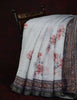 Off White Colour Printed Semi Chanderi Design Saree By Gayathri Reddy Designer Studio - Distacart