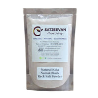 Thumbnail for Satjeevan Natural Kala Namak Black Rock Salt Powder - Distacart