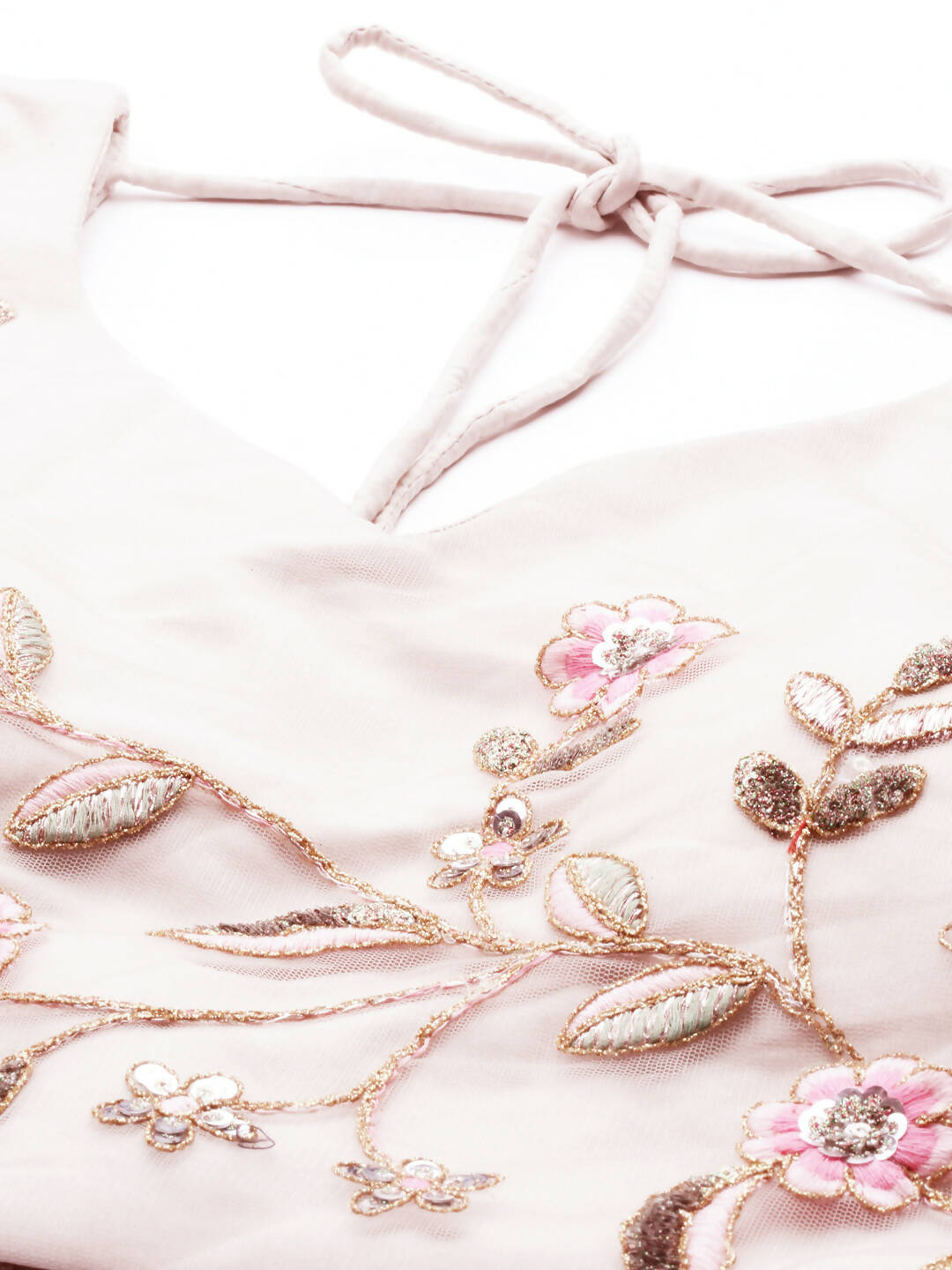 House of Panchhi Grey Net Sequinse Work Lehenga & Blouse, Dupatta - Distacart