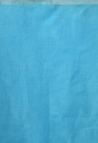 Thumbnail for Mominos Fashion Moeza Sky Blue Bhagalpuri Handloom Silk Linen Saree with unstitched Blouse piece - Distacart