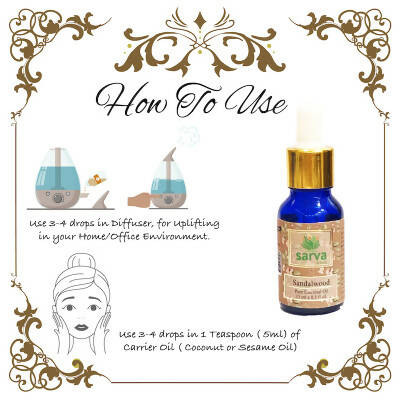 Sarva by Anadi Sandalwood Pure Essential Oil - Distacart