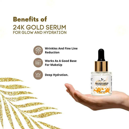 The Wellness Shop 24k Gold Serum for Glow and Hydration - Distacart