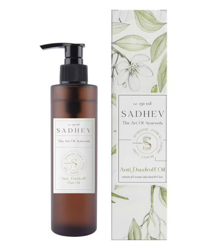 Sadhev Ayurvedic Anti-Dandruff Oil - Distacart