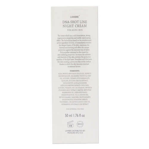 Lambre DNA-Shot Line Anti-Aging Night Cream For Aging Skin - Distacart