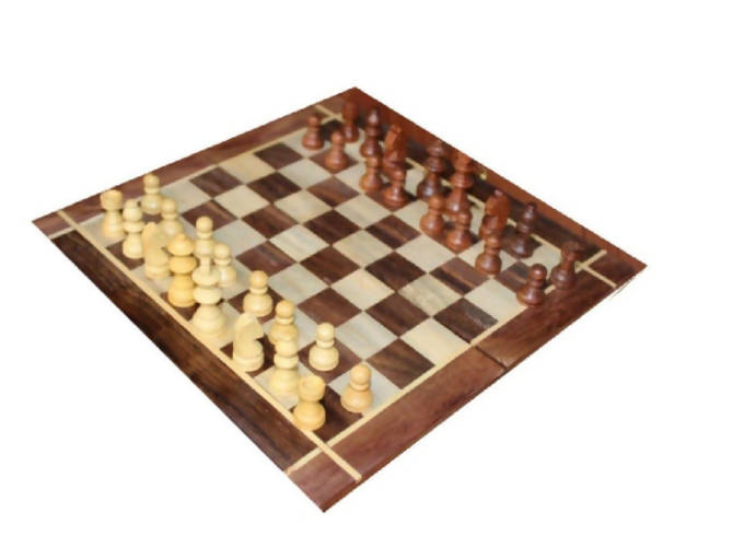 Yuvagrow Wooden Chess Board (Without Magnetic)