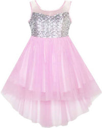 Thumbnail for Asmaani Baby Girl's Satin Midi length Frock (AS-DRESS_22122 ) - Distacart