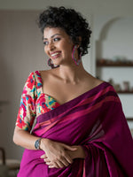 Thumbnail for Suta Multi Color Colourblocked Cotton Blend Saree - Distacart