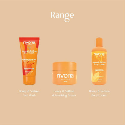 Rivona Naturals Honey & Saffron Cream - Distacart