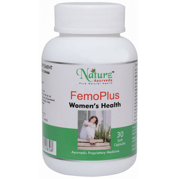 Naturz Ayurveda Femo Plus Women's Health Capsules - Distacart