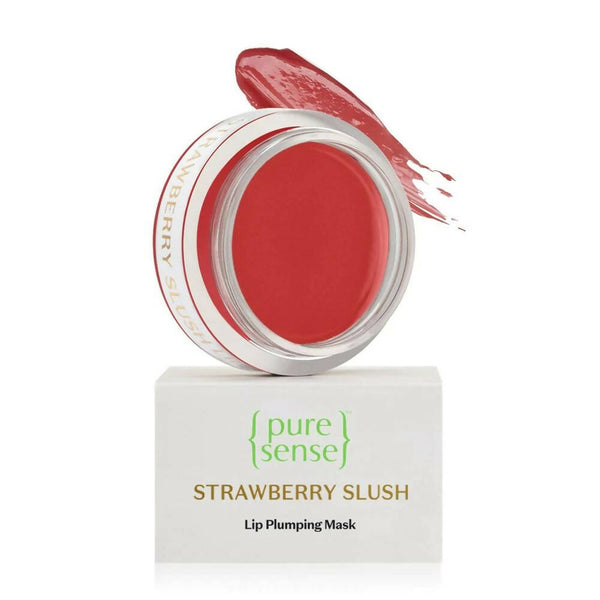 PureSense Strawberry Slush Lip Plumping Mask - Distacart