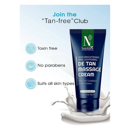NutriGlow Advanced Organics De-tan Massage Cream - Distacart