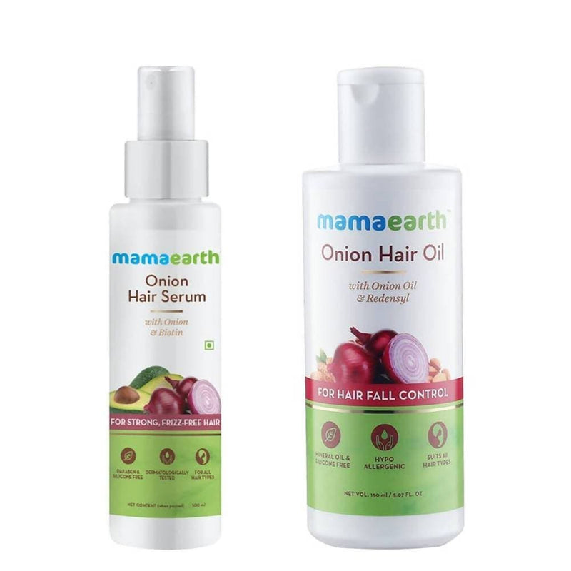 Mamaearth Onion Hair Serum &amp; Onion Hair Oil