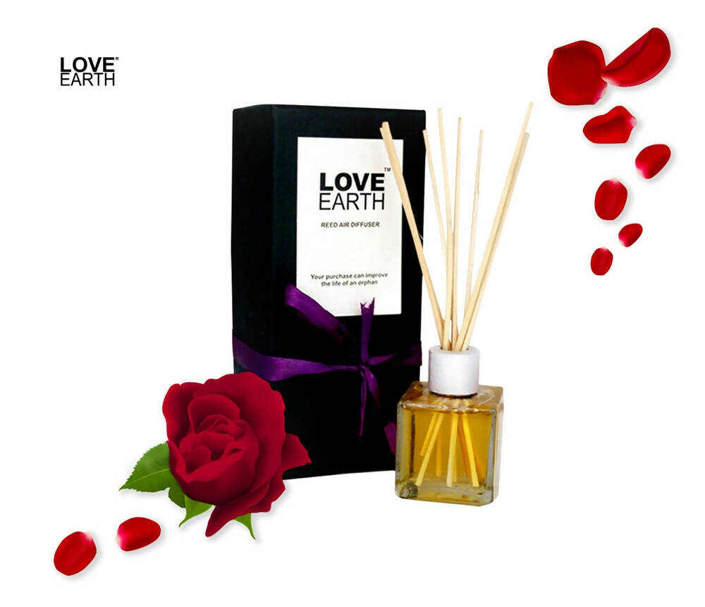 Love Earth Reed Diffuser - Rose - Distacart