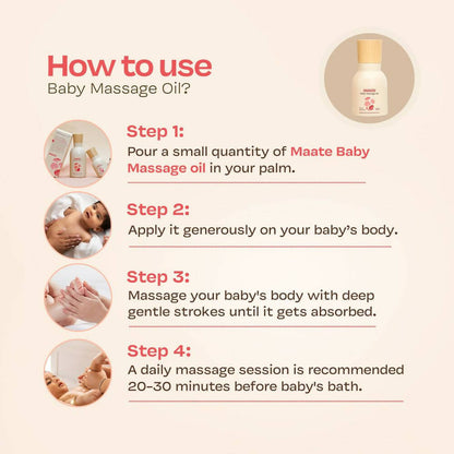 Maate Baby Massage Oil - Distacart