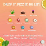 Thumbnail for Kapiva Ayurveda Radiance Fizz Happy Skin Effervescent Tablets - Minty Lemon - Distacart