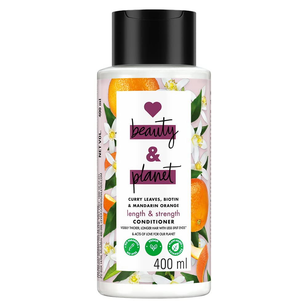 Love Beauty And Planet Curry Leaves Biotin & Mandarin Orange Conditioner - Distacart