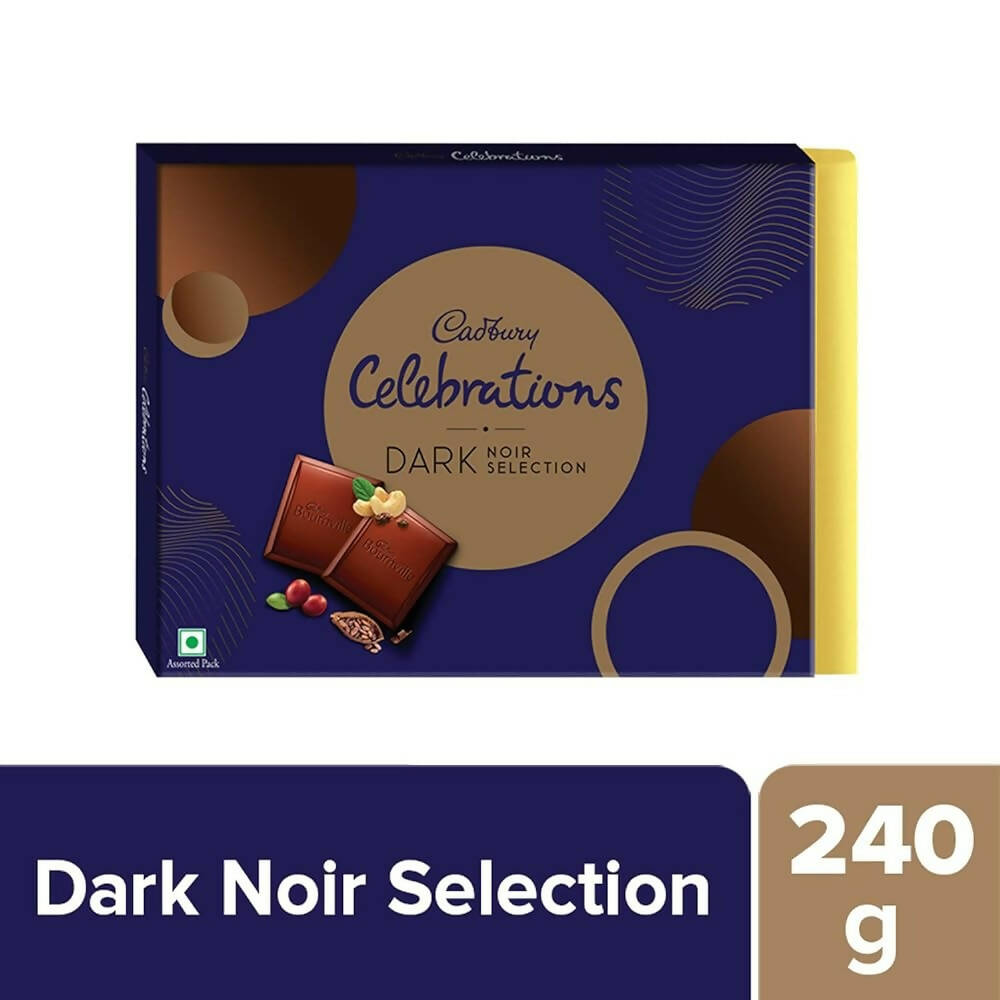 Cadbury Celebrations Dark Noir Selection Chocolates Gift Pack - Distacart