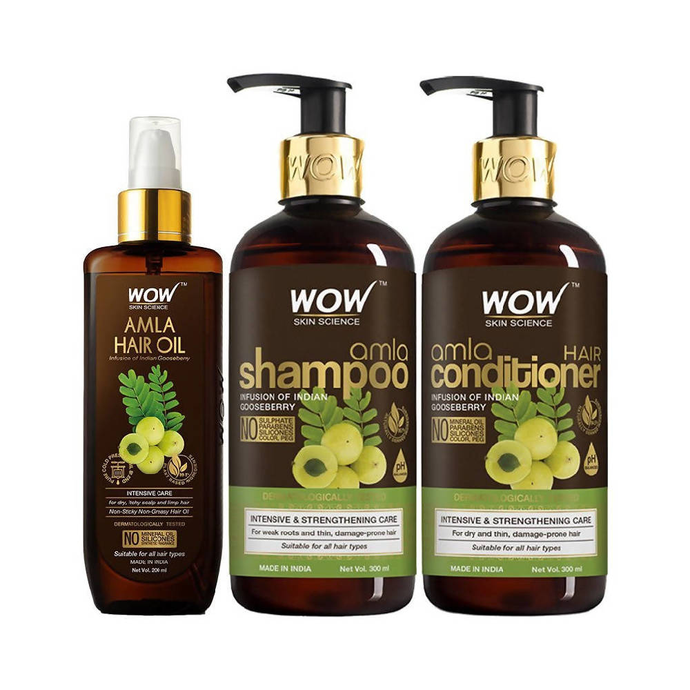 Wow Skin Science Amla Shampoo - Distacart