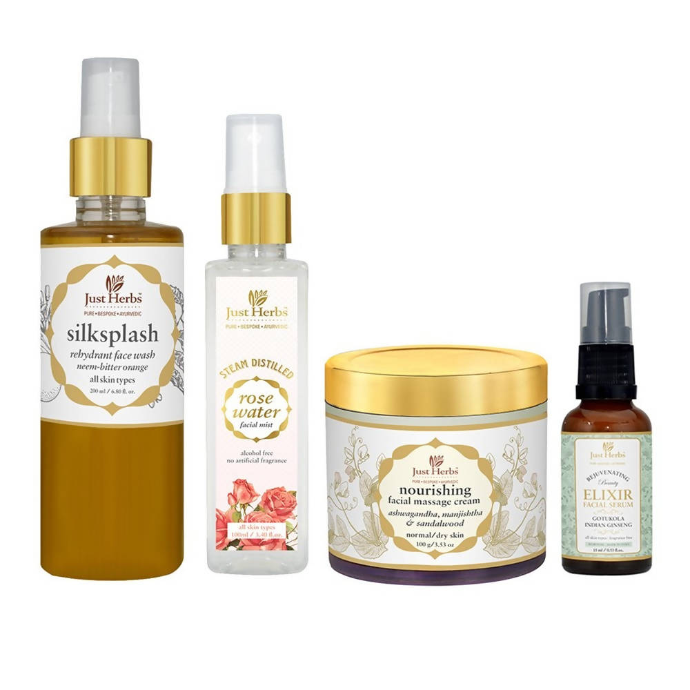 Just Herbs Dry Skin Essentials Combo