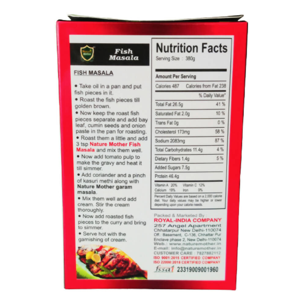 Nature Mother Fish Masala - Distacart