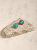 Blue Gold Plated Handcrafted Studs Earrings - Ruby Raang - Distacart