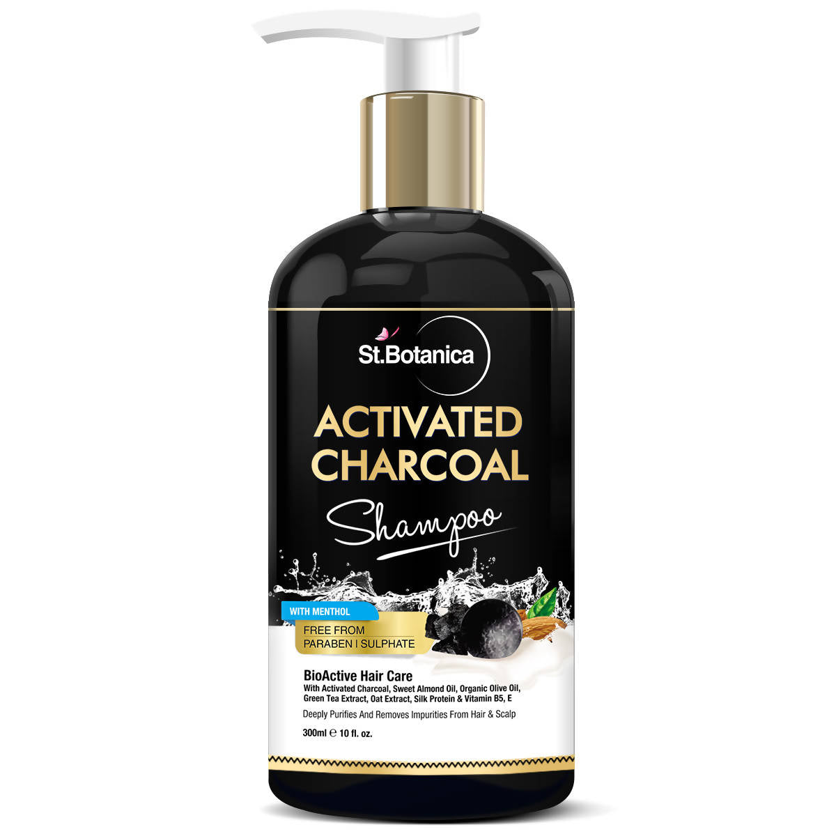 St.Botanica Activated Charcoal Hair Shampoo