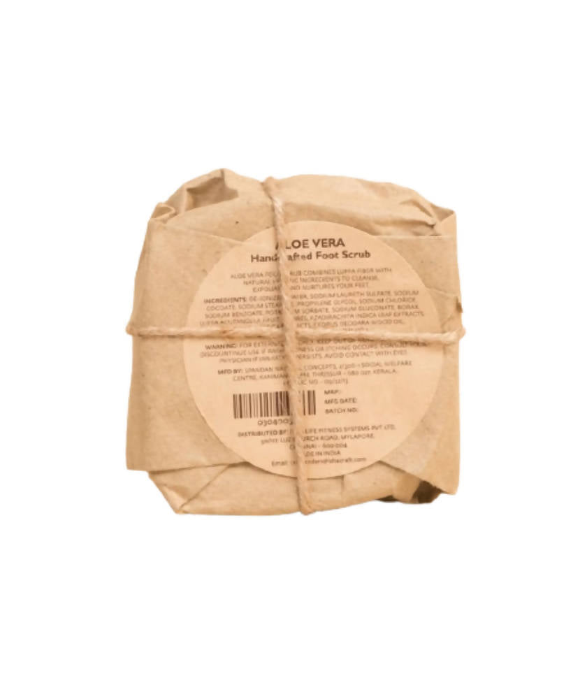 Isha Life Aloe Vera Handcrafted Foot Scrub - Distacart