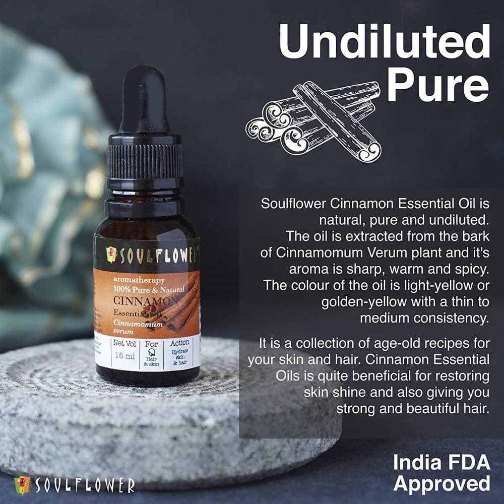Soulflower Cinnamon Essential Oil - Distacart