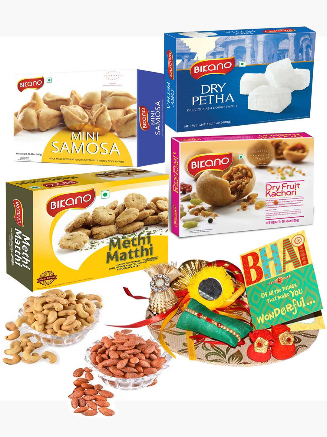 Bikano Snacks Magic with Dryfruits Rakhi Gifts - Distacart