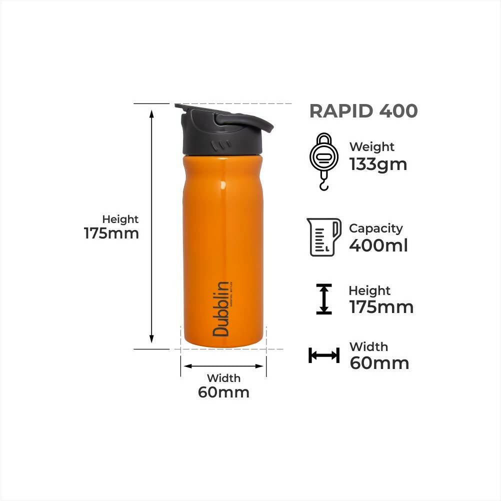 Dubblin Rapid Stainless Steel Sports Water Bottle - Distacart