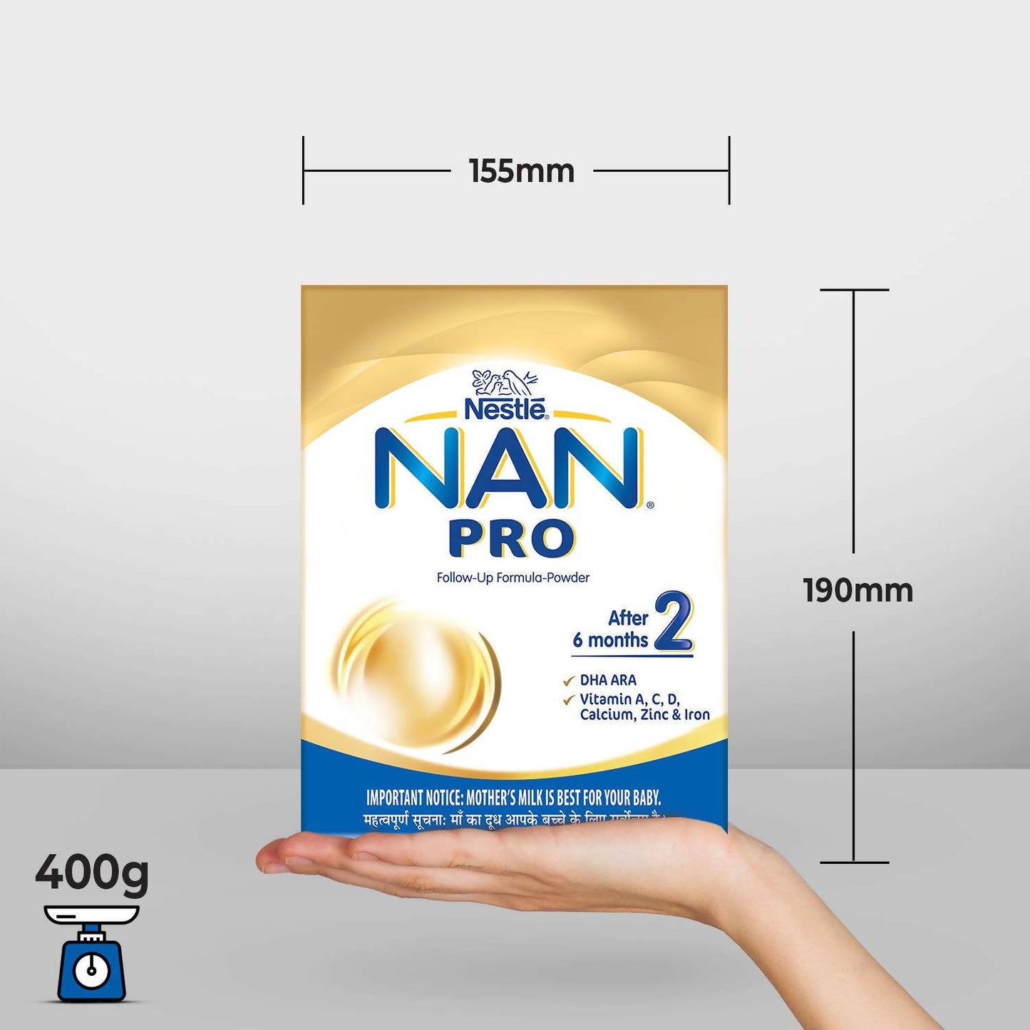 Nestle Nan Pro 2 Follow-Up Formula Powder After 6 Months Stage 2