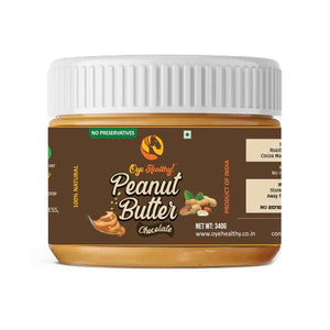 Oye Healthy Peanut Butter Natural Chocolate - Combo Pack of 2 (850gm+340gm)