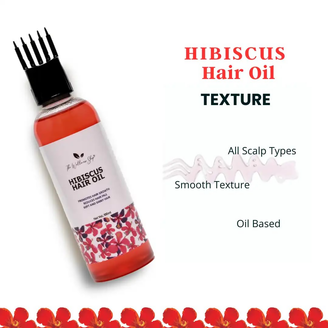 The Wellness Shop Hibiscus Hair Oil - Distacart